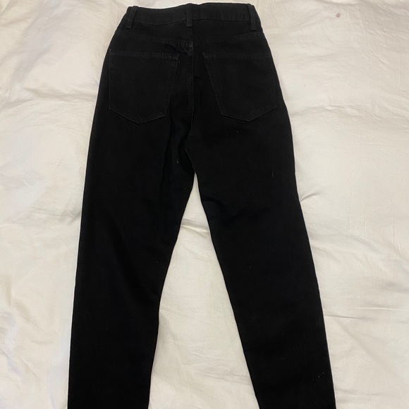 TOPSHOP black “MOM” jeans size 24 - Picture 6 of 6